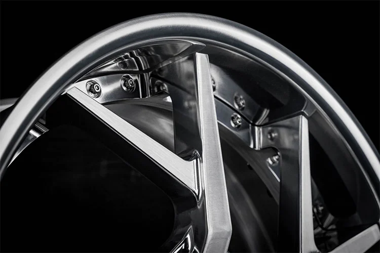 Olim Cd22 Modular 2pc 6061 T6 Fine Polishing Lip Brushed Surface On Lexus Ls 1995