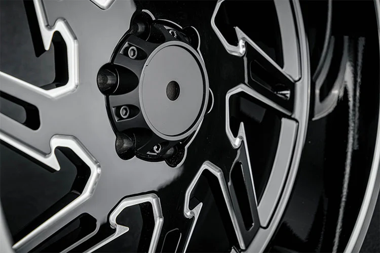 Forged 6061 T6 Gloss Black Milled Polished Lip